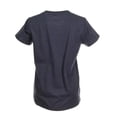 thumbnail image 2 of Blue Mountain YKL-9072 Women's Short Sleeve V-Neck T-Shirt Navy Heather Small, 2 of 2