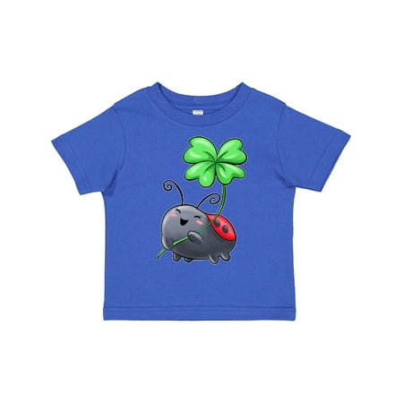

Inktastic Ladybug with Four Leaf Clover Gift Toddler Boy or Toddler Girl T-Shirt
