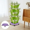 thumbnail image 4 of Btomtd A Movable Tray For Stacking Plastic Strawberry Pots A Three-dimensional Planting Basin, Purple, 4 of 5