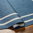 thumbnail image 4 of Hauteloom Ilori Living Room, Bedroom Patio Outdoor Area Rug - Contemporary - Muted Blue, Silverton, Light Blue - 5'3" x 7', 4 of 5