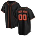 thumbnail image 2 of Customized San Francisco Baseball Jerseys America Game Baseball Jersey Personalized Your Name Any Number All Stitched Us Size LS, 2 of 7