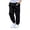Black, variant on Coerni Boys Cotton Linen Jogger Pants Kids Summer Lightweight Casual Joggers Elastic Waist Straight Sweatpants Trousers with Pockets