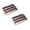 A-2Pcs, variant on Baking Pan with Dividers, Non-Stick 18 Sliced Edges Brownie Pan 12.2"x7.87", Pre-Cut Square Molds for Brownies Lasagna Cupcakes, Baking Trays with Shelves for Home Kitchen Baking