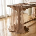 thumbnail image 2 of Cheesecloth Table Runner Nude Gauze Rustic Boho Coffee Cheese Cloth 120 Inch 10 FT for Wedding Baby Shower Bridal Shower Birthday Party Long Sheer Farmhouse Home Decorations, 2 of 4