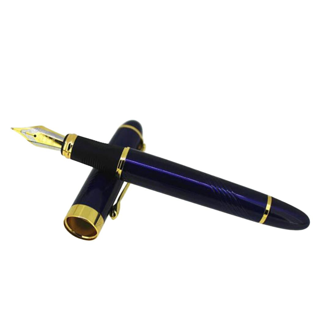 Buy New Jinhao X450 Fountain Pen White Medium Nib Blue Online at Lowest