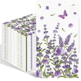 thumbnail image 1 of Servilletas de papel IANFEPH Lavender Floral, 3 capas, 100 unidades, 1 of 7