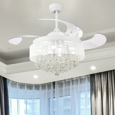 Parrot Uncle 42 Inch Foldable 4 Blades Led Ceiling Fan