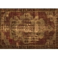thumbnail image 1 of Ahgly Company Indoor Rectangle Persian Orange Bohemian Area Rugs, 3' x 5', 1 of 1