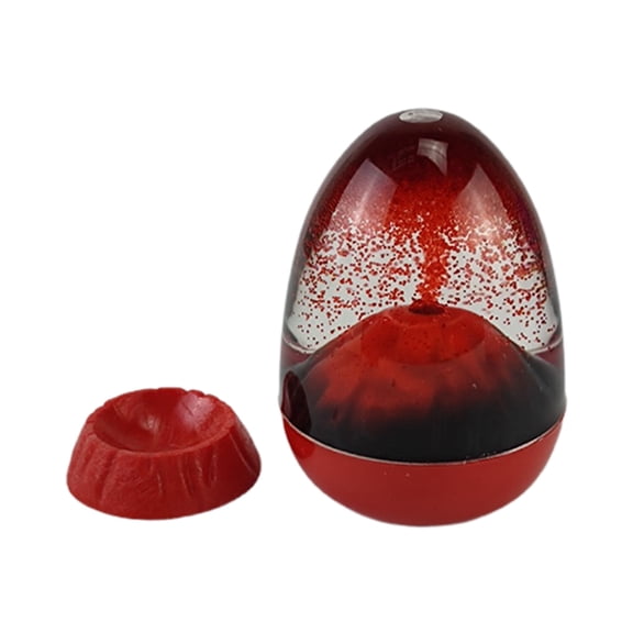 Creative Volcano Hourglass Liquid Motion Hourglass Sand Timer Volcanic Explosion Design Acrylic Ornamental Hourglass