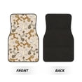 thumbnail image 2 of Honeii Cartoon Poodle Dog Print Car Foot Mat Four-Piece Set - Front & Rear Universal Car Floor Mats for SUVs, Trucks, Sedans, 2 of 7