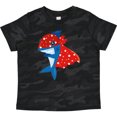 thumbnail image 3 of Inktastic Superhero Shark, Cute Shark, Blue Shark, Cape Boys or Girls Toddler T-Shirt, 3 of 5
