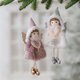 thumbnail image 4 of 2Pcs New Angel Doll Christmas Tree Hanging Ornaments Decor Plush Angel Dolls Pendants Decoration for Home Navidad Car Ornament, 4 of 5