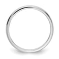 thumbnail image 2 of 10K White Gold 1.2mm Half Round Stackable Band - Size 8.5, 2 of 3