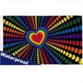 thumbnail image 3 of 2x3 Rainbow Love Waterproof Flag Outdoor Banner Gay Pride LGBTQ Polyester New, 3 of 4