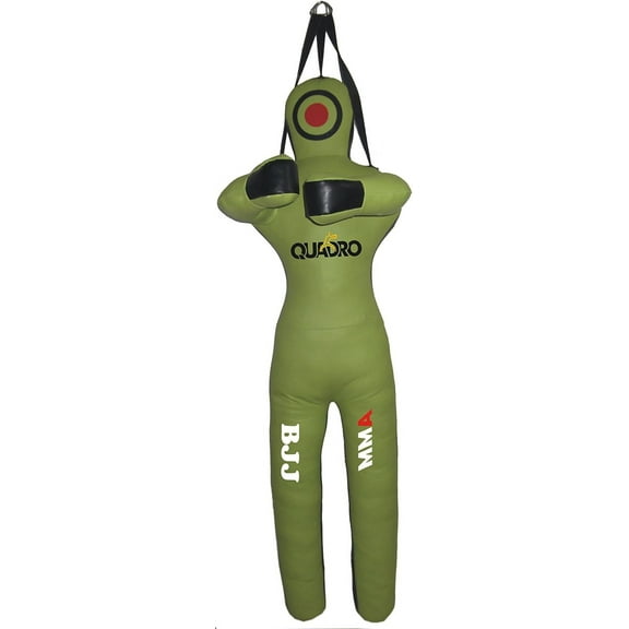 Martial Arts Grappling Dummy Green Jiu Jitsu Punching Bag - Unfilled