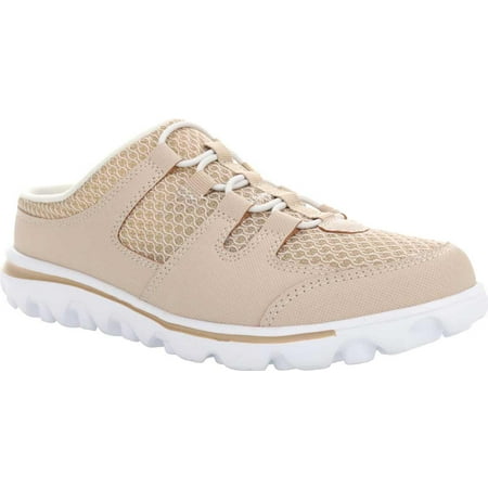 

Women s Propet Proper TravelActiv Backless Sneaker Sand Mesh