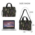 thumbnail image 3 of FORMRS 16" Laptop Bag Carrying Sleeve Case with Handle Travel Shoulder Briefcase, Purple Floral Pattern, 3 of 8