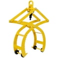 thumbnail image 4 of Olurrisa Automatic Grip and Release Log Tongs, 360° Swivel Lifting Tongs with 4 Claws 21" Open, 3300 LBS Load Capacity, Fit For Forklift, ATV, Tractor and so on. Yellow Color, 4 of 9