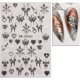 thumbnail image 4 of 3 PCS Butterfly Nail Art Stickers Decals with Self-Adhesive Silver Butterfly Nail Stickers Butterfly Stickers for Nails DIY Women Girls Nail Accessori, 4 of 4