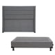 thumbnail image 1 of Box Base Cama Matrimonial + Cabecera Lugo Gris Dicasa  Plomo, 1 of 8