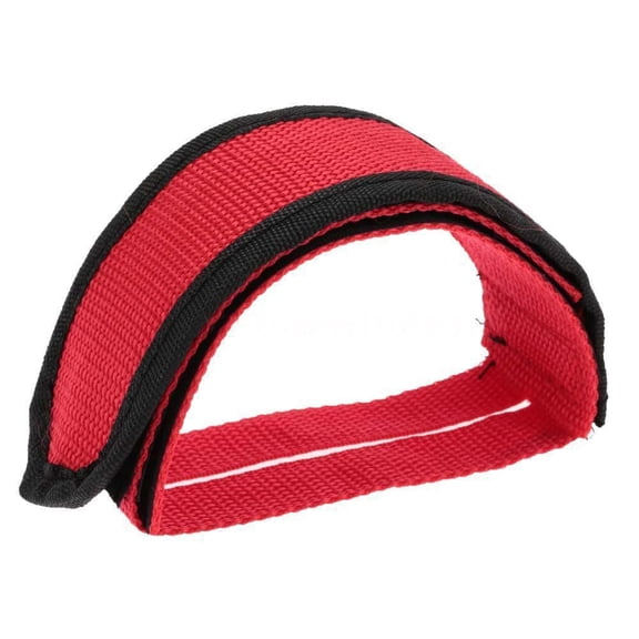 Kyusrd Fixie BMX Fixed Gear Bike Bicycle Adhesive Straps Pedal Toe Clip Strap Belt Cn