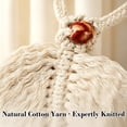 thumbnail image 4 of Curtain Tiebacks, Bohemian Cotton Leaf Curtain Tiebacks, Handwoven Drapery Holdbacks for Curtains Braided Thin Thick Home Office Window Draperies, 4 of 4