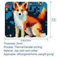 thumbnail image 5 of Dog Printed Non-Slip Rubber Bottom Gaming Mouse Pad 8.3x9.8 Inch Square Office and Gaming Mouse Mat, 5 of 6