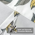 thumbnail image 4 of DriftAway Ryan Sketch Floral Branch Leaves Blackout Lined Tie Up Adjustable Balloon Rod Pocket Curtain for Small Window 31" x 47" Yellow Gray, 4 of 6