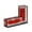 Red, variant on Geemin Horizontal Plastic L-Type Spirits Levels Scope Horizontal Vertical Levels Tool
