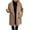 Brown, variant on Women's Winter Trench Coat Double Breasted Wool Blends Cardigan Jacket Long Sleeve Notch Lapel Mid-Length Peacoat Outwear