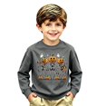 thumbnail image 3 of Likimi Toddler Kids Girls Halloween Sweatshirts Hallowmas Cartoon Print Crew Neck Sweatshirt For Girls Long Sleeve Loose Fit Soft Pullover Size 13-14 Years, 3 of 3