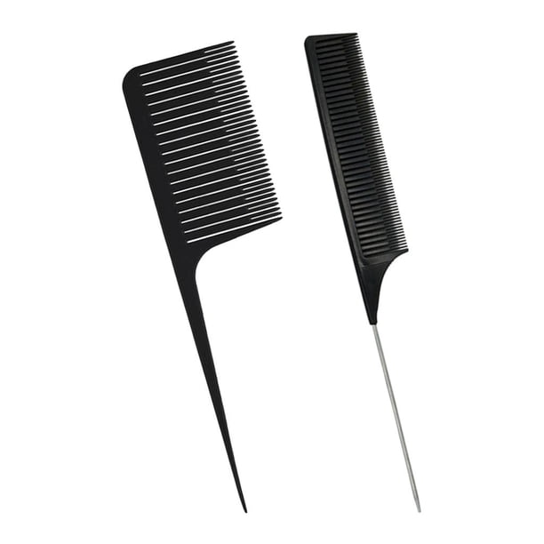 Tejido ABS profesional peinetas para el cabello Zulema Peine para el cabello con reflejos negros