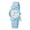 Blue, variant on Women's men's Watch Simple Digital Silicone Watch with Star Pendant: Rubber Band Clear Dial Analog Quartz – Gift