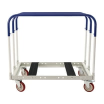 Miumaeov Heavy Duty Planks Cart Trolley 1000 lbs Steel Panel Truck Trolley Rolling Dolly Cart with 4 Wheels