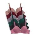 thumbnail image 3 of Paquete de 6 Brasier Copa Doble DD con 6 Colores Diferentes Tatys Fashion 9907172, 3 of 3