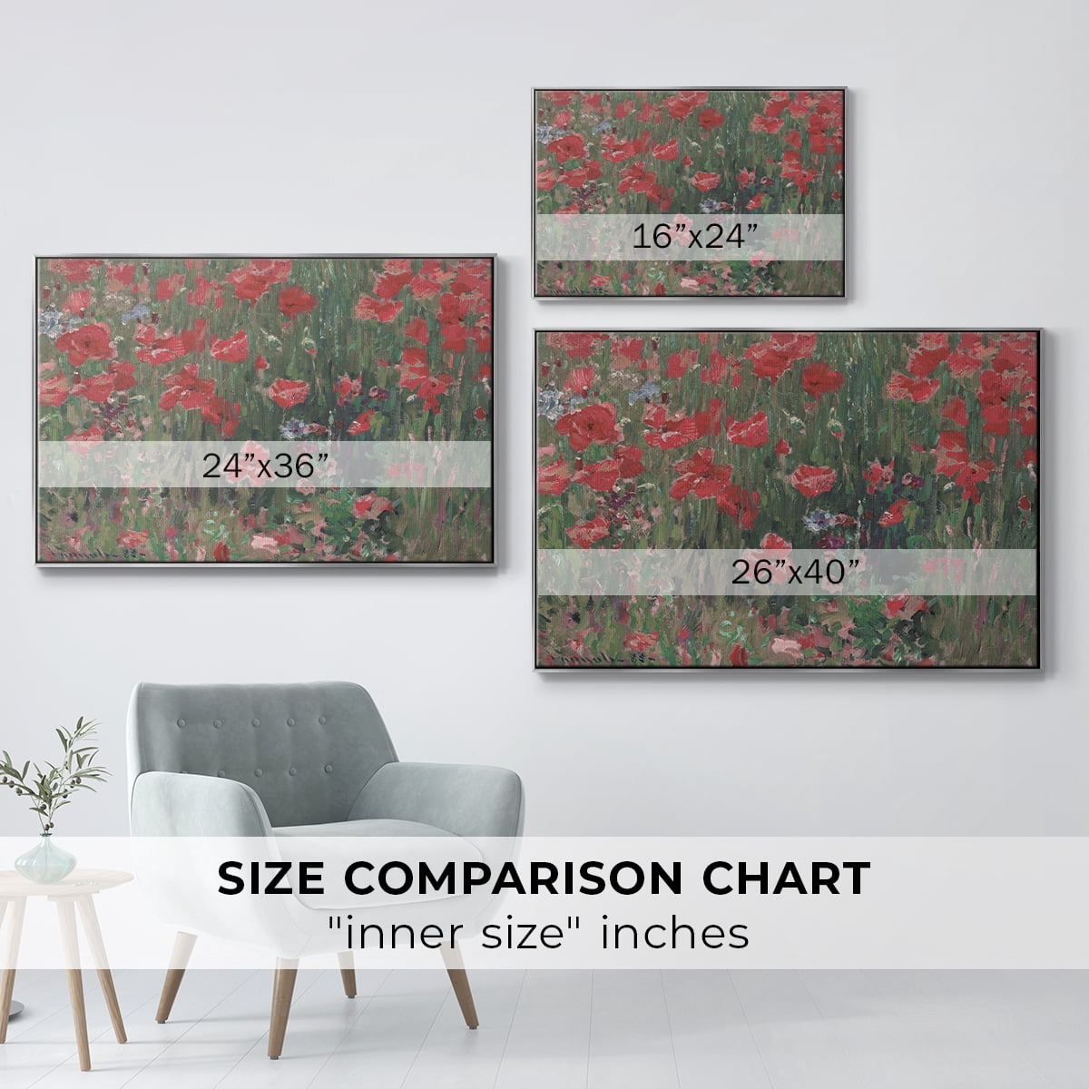 Vintage Botanical Print-XCIX By Wexford Home Framed in Silver Wood Gallery Wrapped Canvas 27 in. x 41 in.