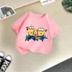 thumbnail image 3 of Camiseta de algodón de verano para niños con diseño de Papá Despicable, cómoda e informal, para bebés, con los Minions divertidos, para niños y niñas, 3 of 5