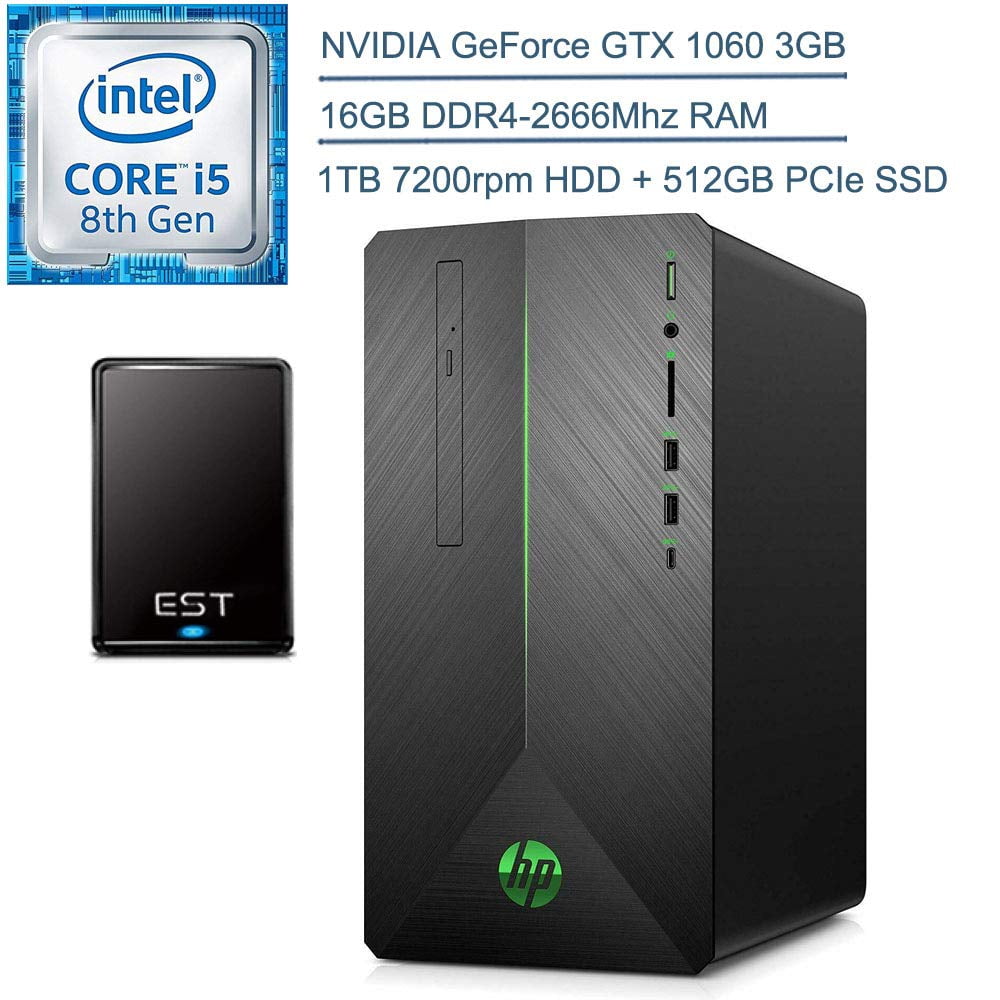 2020 HP Pavilion 690 VR Ready Gaming Desktop Computer, 8th Gen Hexa
