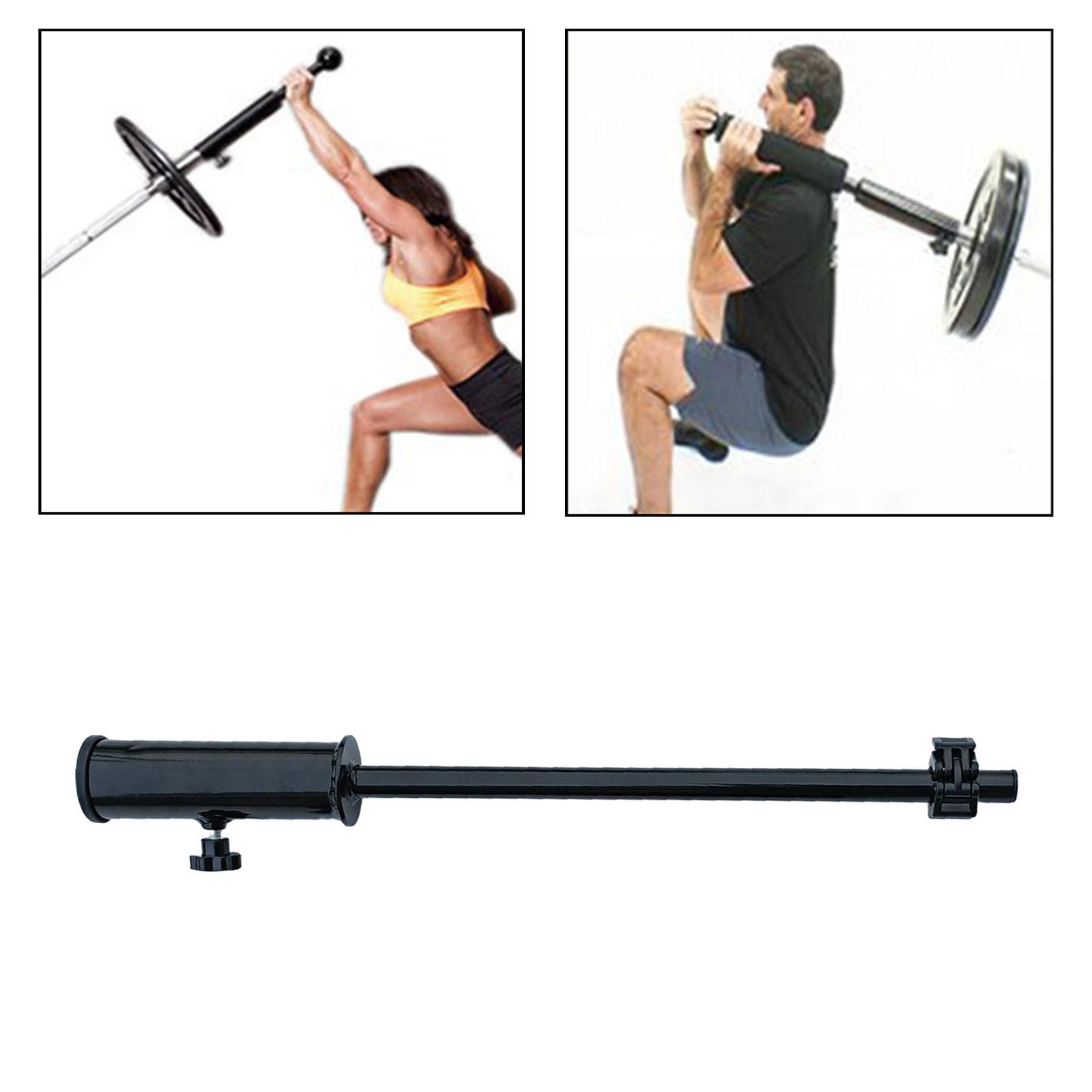 DimyFew Fitness Barbell Bar Fitness Straight Bar Multi Function for 50mm Bar Insert Core