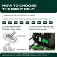 thumbnail image 4 of Correa de cortacésped UDC Parts GX20072 de repuesto para John Deere 42, 4 of 9