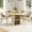 Natural wood color, variant on 47 Inch Round Dining Table Seats 4-6 People, Wooden Kitchen Table with Built-In Storage and Wine Cabinet, Multipurpose Home Furniture for Dining Room and Living Room (Table Only)