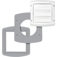 Dundas Jafine EzFix EZFXZW Vent Cap and Gasket Kit, Polypropylene, White, 8-Piece