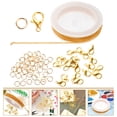thumbnail image 4 of Miangastore 1 Set of Bracelet Chain Accessory Diy Lobster Clasps Chain Buckles Open Circles Jump Rings, 4 of 8