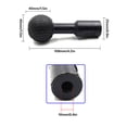 thumbnail image 2 of Ranura De Madera Esférica Talla Cuchillo Talla De Acero Al Carbono Cabezal De Molienda Archivo Esférico Redondo Broca De Amoladora Eléctrica De Alta Dureza Para Moler，14 Mm/0.55 Pulgadas Scienceny TO005656-02, 2 of 6