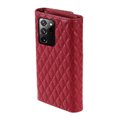 thumbnail image 6 of Magnetic Flip Case for Samsung Note 20 Ultra,Crossbody Strap RFID Blocking Leather Purse Case with Card Holder, Zipper Bills Slot Handbag Wrist Lanyard Cover for Samsung Galaxy Note 20 Ultra, Red, 6 of 9