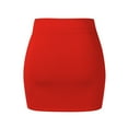 thumbnail image 7 of GZWYHT Skirts for Women,Mini Skirt Women Fashion Solid SKirt Elastic Waist Slim Short Skirt Pencil Skirt,Summer Skirts,Red Dress,Short Skirts L, 7 of 7
