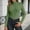 Green, variant on Sweaters for Women Turtleneck Long Sleeve Solid Ribbed Knitted Pullover Tops Soft Thermal Slim Fit Business Casual Blouses