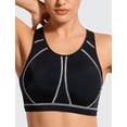 thumbnail image 3 of Sostén SYROKAN 38DD Talla Grande Acolchado con Espalda Deportiva Negro, 3 of 6