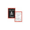 Beistle - 58254 - Pirate Invitations- Pack of 12