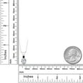 thumbnail image 3 of Gem Stone King 1.57 Ct Oval White Topaz Black Diamond 925 Sterling Silver Pendant, 3 of 4